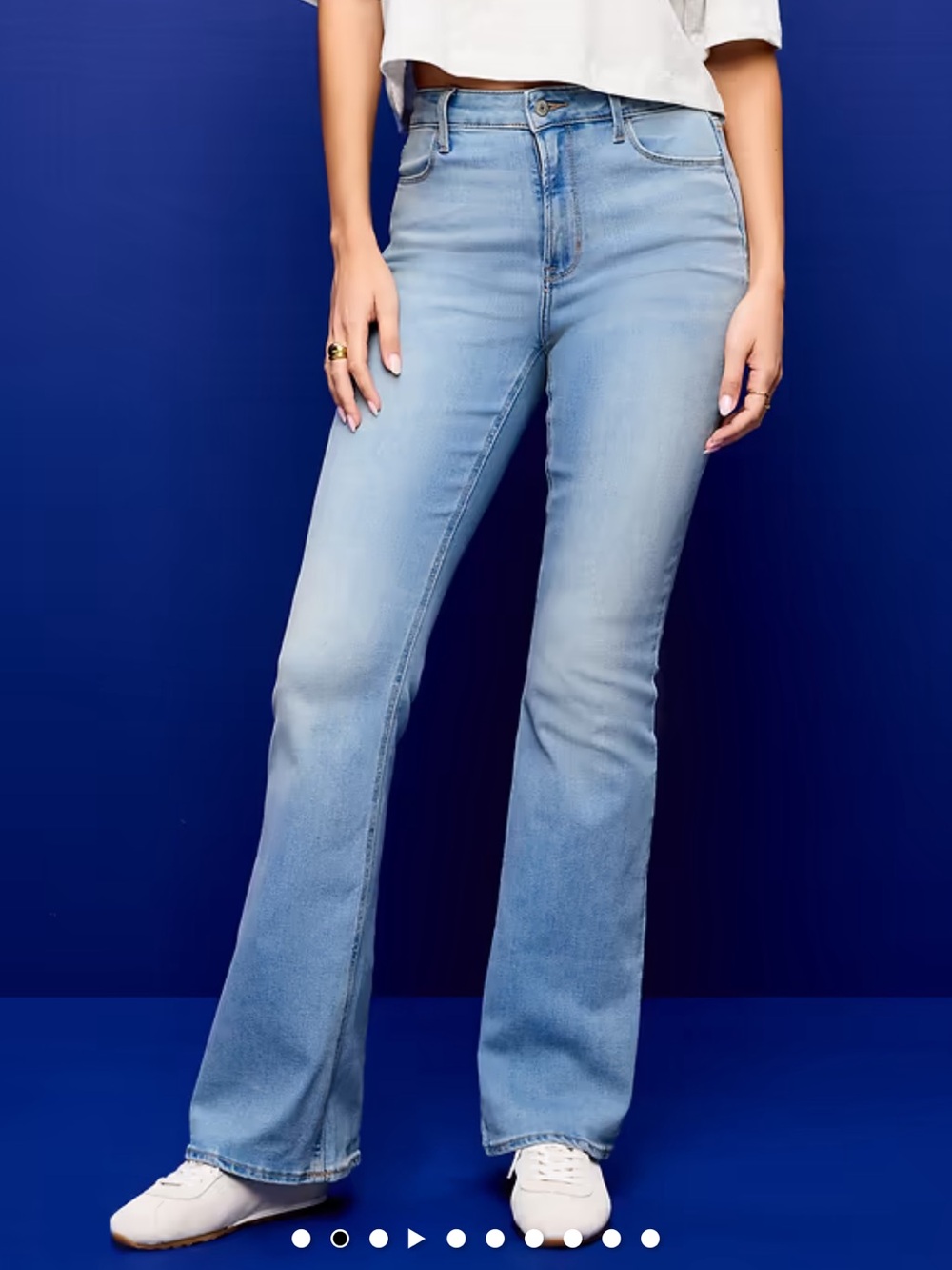 Old Navy Light Blue Bootcut Jeans for Women